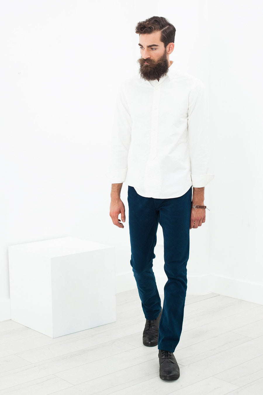 Alex Twill Pant in Mariner