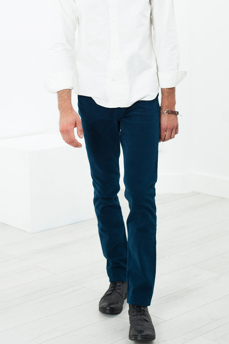 Alex Twill Pant in Mariner