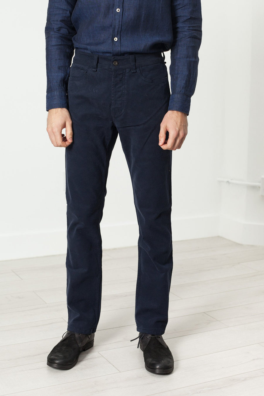 Alex Twill Pant in Navy
